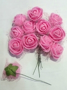 Цветы из фоамирана TSF2-34 (розовый) 