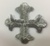Аппликация крест 3028-42 (серебро) 