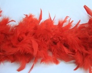 Боа из перьев курицы BOA80g-4 (красный) 