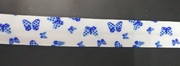 Косая бейка бабочки (синий) 319-11  