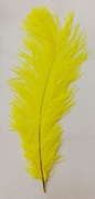 Перо страуса PRK25-30-9 (ярко желтый) Цена за 5 шт