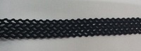Резинка декоративная RDK2-3 (черный) Цена за 10 метров