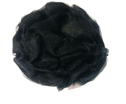 Цветы пришивные KZ7-3 (черный) Цена за 10 шт
