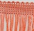Бахрома танцевальная петлями Bh20-32 (оранжевый)