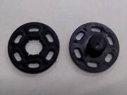 Кнопки пластик пришивные KPPIF-3 (черный) разные размеры