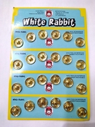 Кнопки металл пришивные RABBIT-41 разные размеры