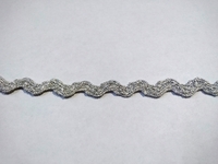 Тесьма металлизированная вьюн VM08-42 (серебро)
