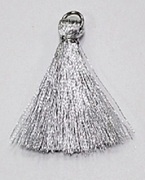 Кисти металлизированные KKM30mm-42 (серебро)