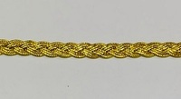 Косичка тесьма металлизированная TMK10-41 (золото)