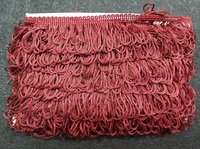 Бахрома петлями 4623456-4см-39-10Y (бордо) 