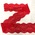 Кружево стрейч KST22-4 (красный) Цена за 1 метр