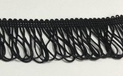 Бахрома петлями 4623456-4см-3-10Y (черный) Цена за 9,1 м