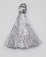 Кисти металлизированные KKM30mm-42 (серебро)